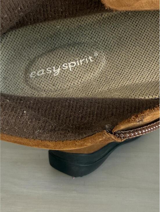 Easy Spirit Brown Suede Ankle Boots with Side Zipper size 9 main image 4
